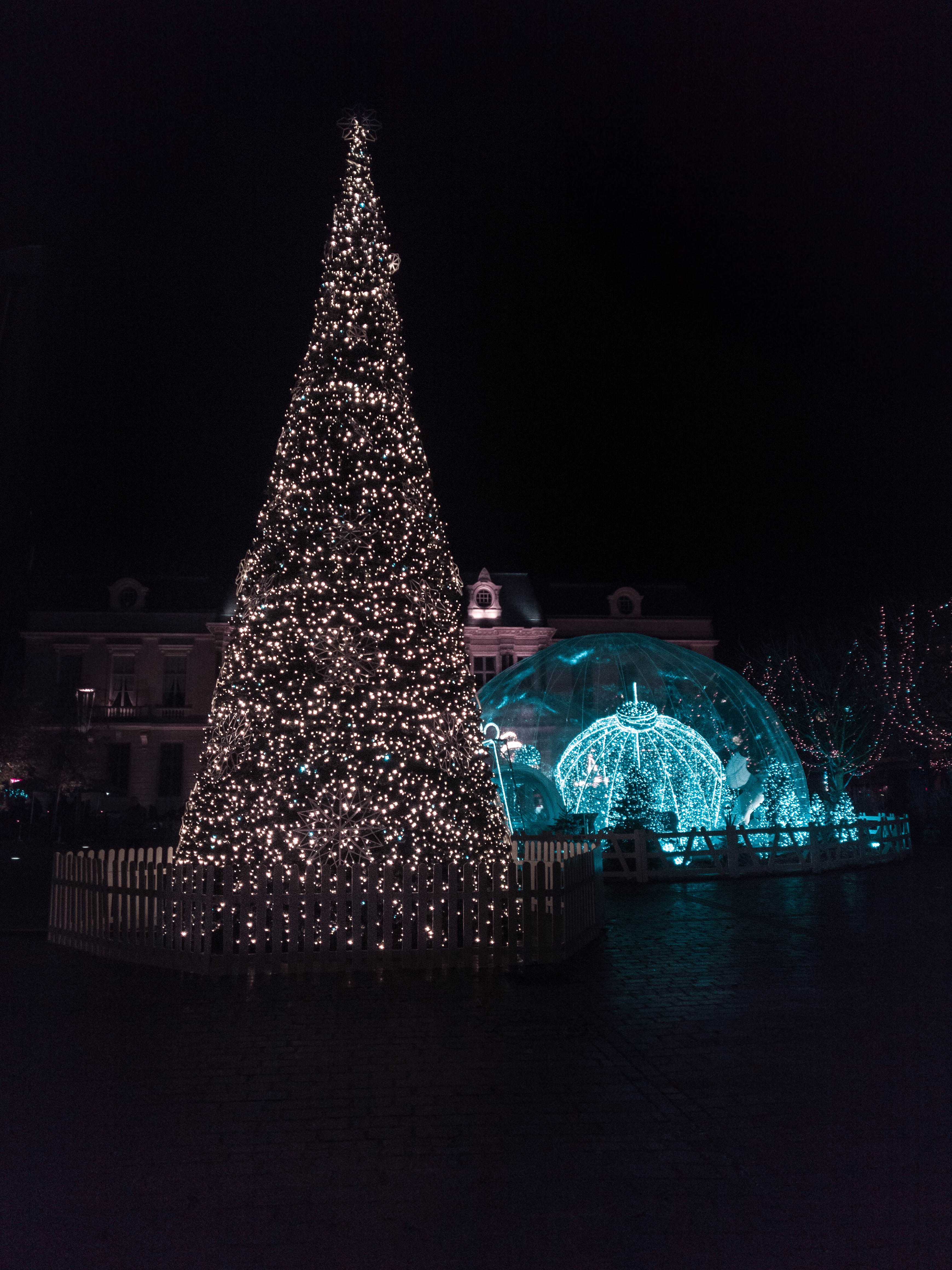 Photo de la ville de Troyes à Noël